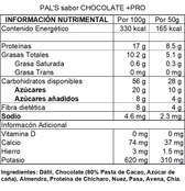 Barra de proteína vegetal PAL'S PRO chocolate